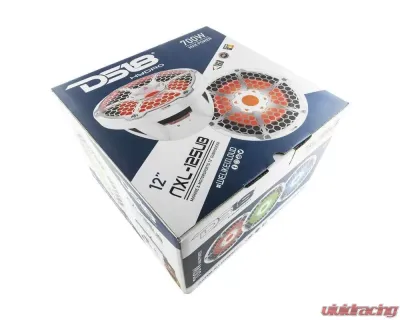 DS18 HYDRO White 700 Watts SVC 4-Ohm 12" Marine Subwoofer - NXL-12SUB/WH
