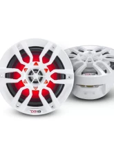DS18 HYDRO White 300 Watts 6.5" 2-Way Marine Speakers with Integrated RGB LED Lights                                     - NXL-6 - Image 10