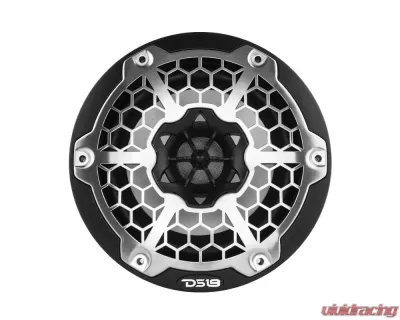 DS18 HYDRO Black 300 Watts 6.5" 2-Way Marine Speakers with Integrated RGB LED Lights - NXL-6M/BK