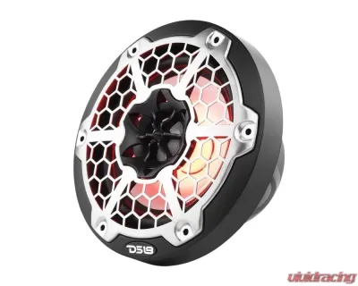 DS18 HYDRO Black 300 Watts 6.5" 2-Way Marine Speakers with Integrated RGB LED Lights - NXL-6M/BK