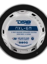 DS18 HYDRO White 300 Watts 6.5" 2-Way Marine Speakers                                     - NXL-6M/WH - Image 6