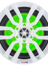 DS18 HYDRO White 300 Watts 6.5" 2-Way Marine Speakers with Integrated RGB LED Lights                                     - NXL-6 - Image 5
