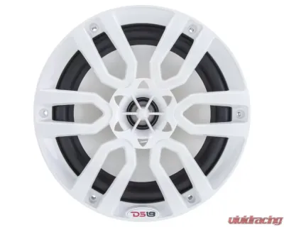 DS18 HYDRO White 300 Watts 6.5" 2-Way Marine Speakers with Integrated RGB LED Lights - NXL-6