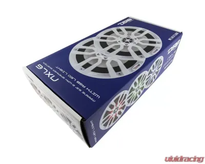 DS18 HYDRO White 300 Watts 6.5" 2-Way Marine Speakers with Integrated RGB LED Lights - NXL-6
