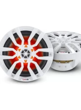 DS18 HYDRO White 375 Watts 8" 2-Way Marine Speakers with Integrated RGB LED Lights                                     - NXL-8 - Image 7