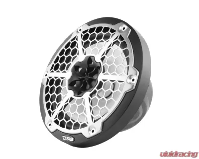 DS18 HYDRO Black 375 Watts 8" 2-Way Marine Speakers with Integrated RGB LED Lights - NXL-8M/BK