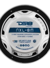 DS18 HYDRO White 375 Watts 8" 2-Way Marine Speakers                                     - NXL-8M/WH - Image 8