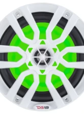 DS18 HYDRO White 375 Watts 8" 2-Way Marine Speakers with Integrated RGB LED Lights                                     - NXL-8 - Image 3