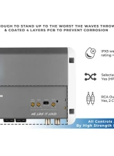 DS18 NXL 2-Channel Full-Range Class D IPX5 Marine and Powersports Amplifier 2 x 250 Watts Rms @ 4-Ohm                                     - NXL-M2 - Image 9