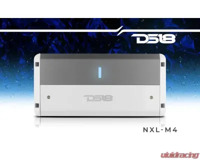 DS18 NXL 4-Channel Full-Range Class D IPX5 Marine and Powersports Amplifier 2 x 150 Watts Rms @ 4-Ohm - NXL-M4