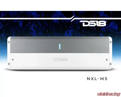 DS18 NXL 5-Channel Full-Range Class D IPX5 Marine and Powersports Amplifier 4 x 180 @ 4-Ohm and 1 x 600 @ 2-Ohm Watts Rms - NXL-M5
