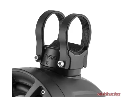 DS18 HYDRO Black 6.5" 300 Watts Short Marine Towers with Flat and Pole Mount RGB LED Lights - NXL-PS6BK