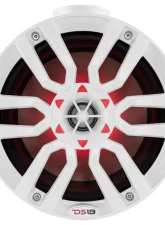 DS18 HYDRO White 8" 375 Watts Short Marine Towers with Flat and Pole Mount RGB LED Lights                                     - NXL-PS8W - Image 2