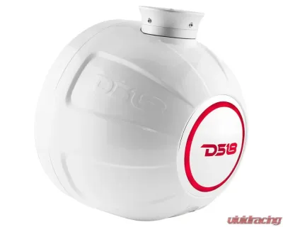 DS18 HYDRO White 8" 375 Watts Short Marine Towers with Flat and Pole Mount RGB LED Lights - NXL-PS8W