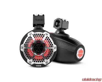 DS18 450 Watts Black Hydro 6.5" Neodymium Marine Towers Speaker - NXL-X6TPNEO/BK