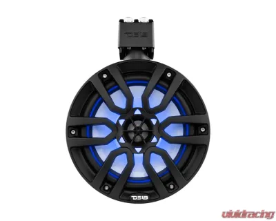 DS18 300 Watts Black Hydro 6.5" Marine Towers with Integrated RGB LED Lights - NXL-X6TP/BK