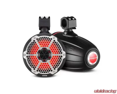 DS18 550 Watts Black Hydro 8" Neodymium Marine Towers Speaker - NXL-X8TPNEO/BK