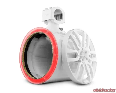 DS18 NXL 8" Marine and Powersports Empty Tower LED RGB Lights -White - NXL-X8TP/WH.NS