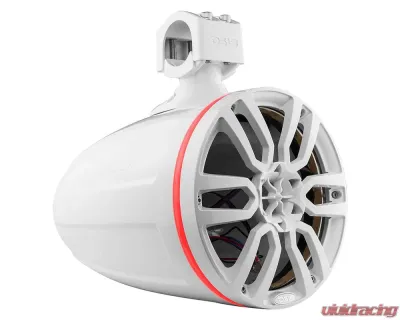 DS18 NXL 8" Marine and Powersports Empty Tower LED RGB Lights -White - NXL-X8TP/WH.NS