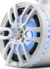 DS18 375 Watts White Hydro 8" Marine Towers with Integrated RGB LED Lights                                     - NXL-X8TP/WH - Image 2