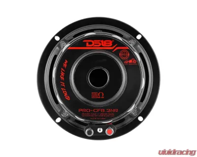 DS18 2-Ohm Pro 6.5" Carbon Fiber Water resistant Cone Neodymium Mid-Bass Loudspeaker - PRO-CF6.2NR