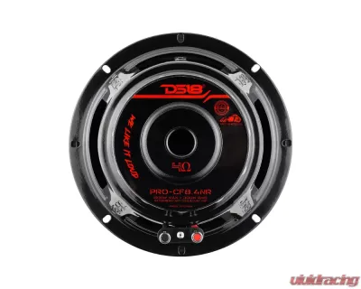 DS18 4-Ohm Pro 8" Carbon Fiber Water resistant Cone Neodymium Mid-Bass Loudspeaker - PRO-CF8.4NR