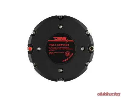 DS18 Pro 2" 880 Watts 123Db 8-Ohm Bolt on Throat Nedodymium Driver with Dual Polymer 2 x 3.5" Voice Coil - PRO-DRNMD