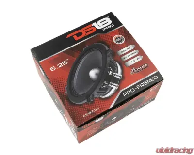 DS18 PRO 5.25" Neodymium Full-Range Loudspeaker with Bullet 400 Watts 4-Ohm with Grill - PRO-FR5NEO