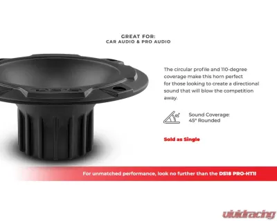 DS18 1" Throat Twist on Slim Horn - PRO-HT1