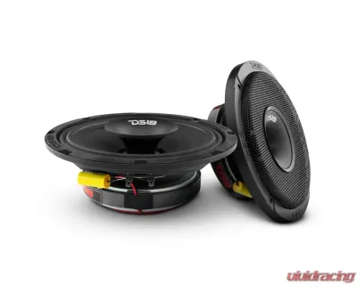 DS18 4-Ohm Pro 8" Slim Hybrid Mid-Range Loudspeaker with Built-in Driver - PRO-HY8.4MSL
