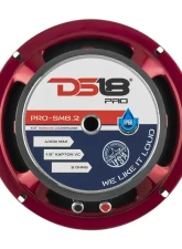 DS18 PRO 6.5" 500 Watts 2-Ohm Shallow Water resistant Cone Mid-Range Loudspeaker                                     - PRO-SM6.2 - Image 5