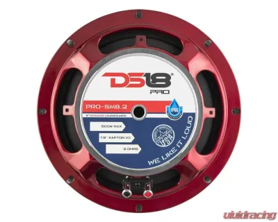 DS18 PRO 8" 550 Watts 2-Ohm Shallow Water resistant Cone Mid-Range Loudspeaker - PRO-SM8.2