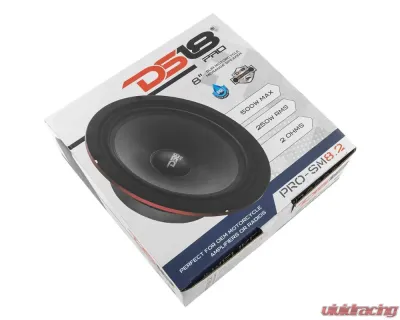 DS18 PRO 8" 550 Watts 2-Ohm Shallow Water resistant Cone Mid-Range Loudspeaker - PRO-SM8.2