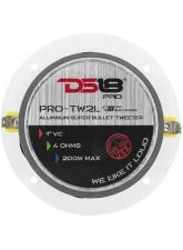 DS18 PRO 240 Watts 4-Ohm 1" VC Aluminum Super Bullet Tweeter                                     - PRO-TW2L - Image 4