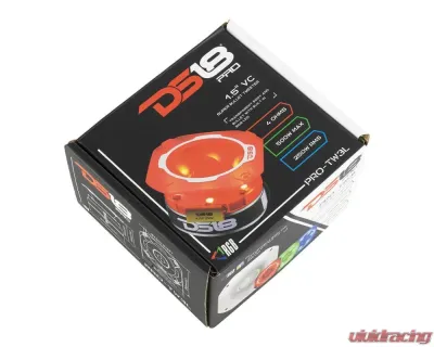DS18 PRO 480 Watts 4-Ohm 1.5" VC Aluminum Super Bullet Tweeter with RGB LED Lights - PRO-TW3L