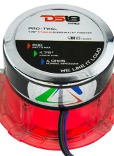 DS18 Pro 560 Watts 4-Ohm 1.75" VC Titanium Super Bullet Tweeter with RGB LED Lights                                     - PRO-TW4L - Image 8