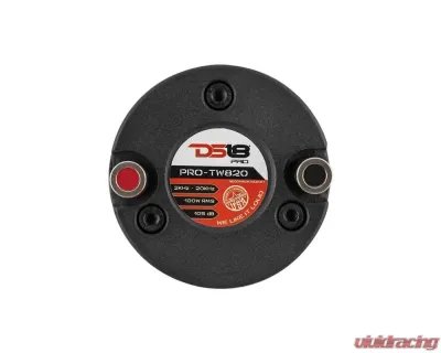 DS18 PRO 200 Watts 4-Ohm 1" VC Aluminum High Compression Neodymium Super Bullet Tweeter - PRO-TW820
