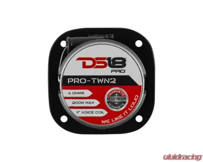 DS18 PRO 200 Watts 4-Ohm 1" VC Phenolic High Compression Neodymium Hybrid Driver | Tweeter - PRO-TWN2