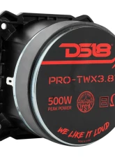 DS18 500 Watts 1.5 Inch Aluminum 8-Ohm PRO 4 Inch Super Bullet Tweeter                                     - PRO-TWX3.8Ti - Image 4