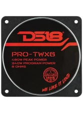 DS18 PRO 480 Watts 8-Ohm 1.5" VC Aluminum Super Bullet Tweeter                                     - PRO-TWX6 - Image 2