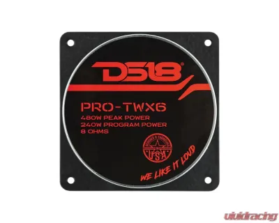 DS18 PRO 480 Watts 8-Ohm 1.5" VC Aluminum Super Bullet Tweeter - PRO-TWX6