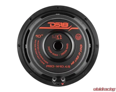 DS18 PRO 10" 4-Ohm SVC Water Resistant Cone Neodymium Woofer - PRO-W10.4SNEO