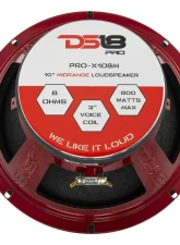 DS18 PRO-X 10" 600 Watts 8-Ohm Mid-Range Loudspeaker with Bullet                                     - PRO-X10BM - Image 4