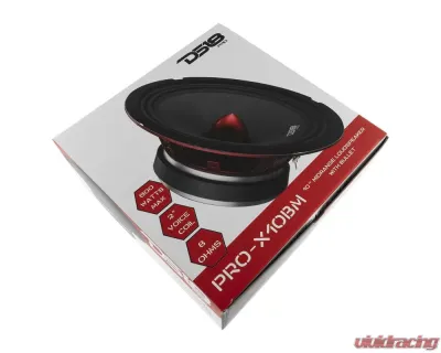 DS18 PRO-X 10" 600 Watts 8-Ohm Mid-Range Loudspeaker with Bullet - PRO-X10BM