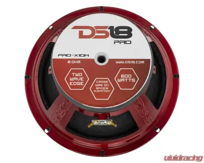 DS18 PRO-X 10" 600 Watts 8-Ohm Mid-Range Loudspeaker - PRO-X10M