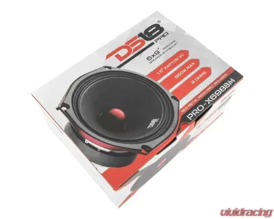 DS18 PRO-X 6X9" 700 Watts 8-Ohm Mid-Range Loudspeaker with Bullet and Grill - PRO-X698BM