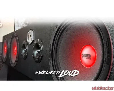 DS18 PRO-X 8" Mid-Range Loudspeaker with RGB Light Dust Cap 275 Watts Rms 4-Ohm - PRO-X8.4RGBCAP
