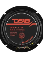 DS18 PRO-ZT 6.5" 450 Watts 4-Ohm Mid-Range Loudspeaker with Water resistance Cone Built-in Bullet Tweeter and Grill                                     - PRO-ZT6 - Image 2
