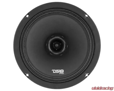 DS18 PRO-ZT 8" 500 Watts 4-Ohm Mid-Range Loudspeaker with Water resistance Cone Built-in Bullet Tweeter and Grill - PRO-ZT8