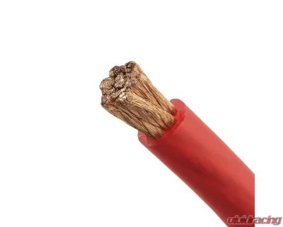 DS18 Red 50 Feet 1/0-GA Ultra Flex CCA Ground Power Cable - PW-1/0GA-50RD